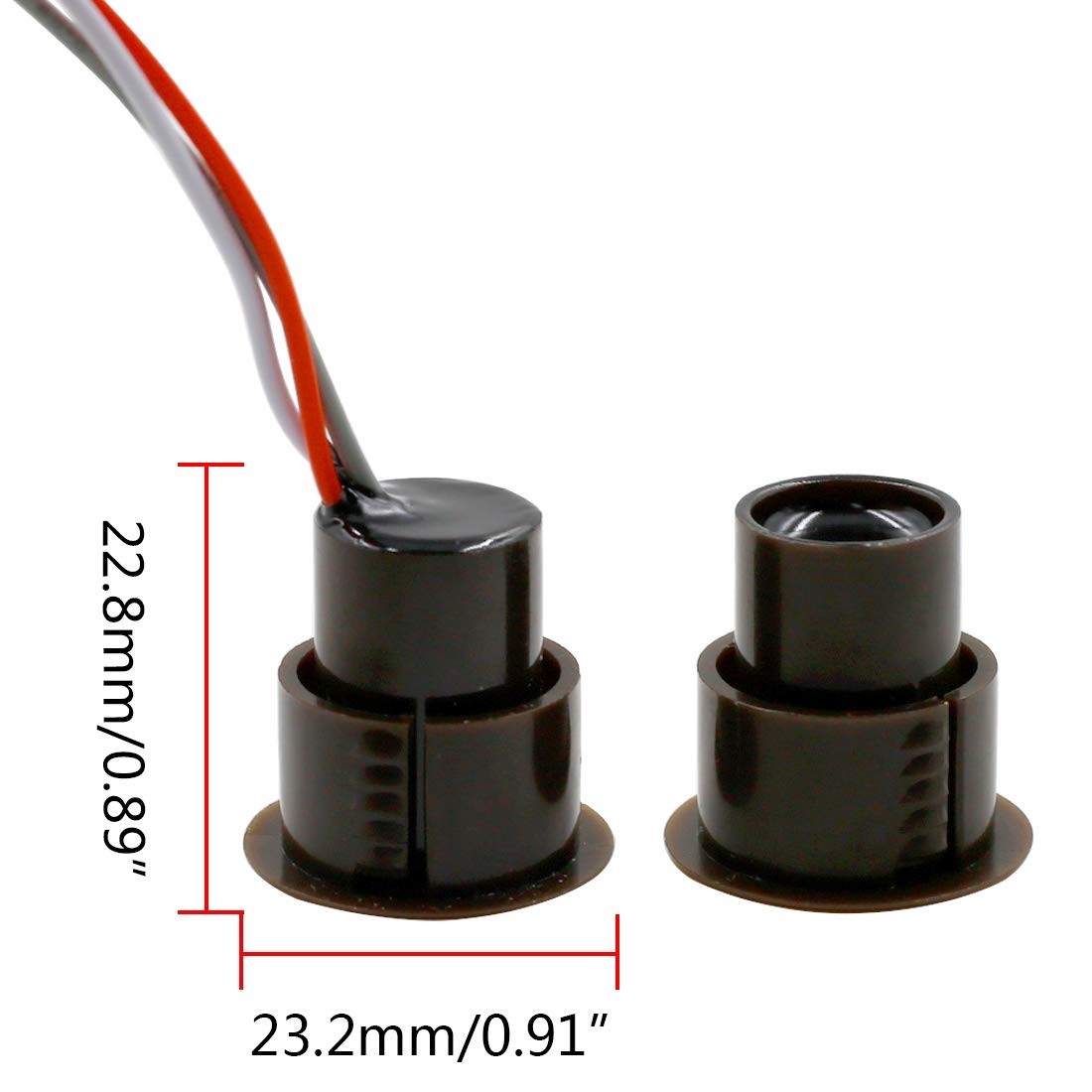 3 Sets Mc31b Nc  No Door Window Contact Sensor Alarm Magnetic Reed Switch With