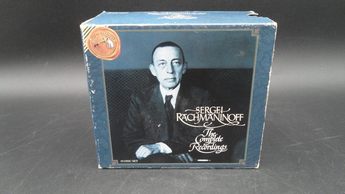 Sergei Rachmaninoff The Complete Recordings 10 CD Box Set 1992 