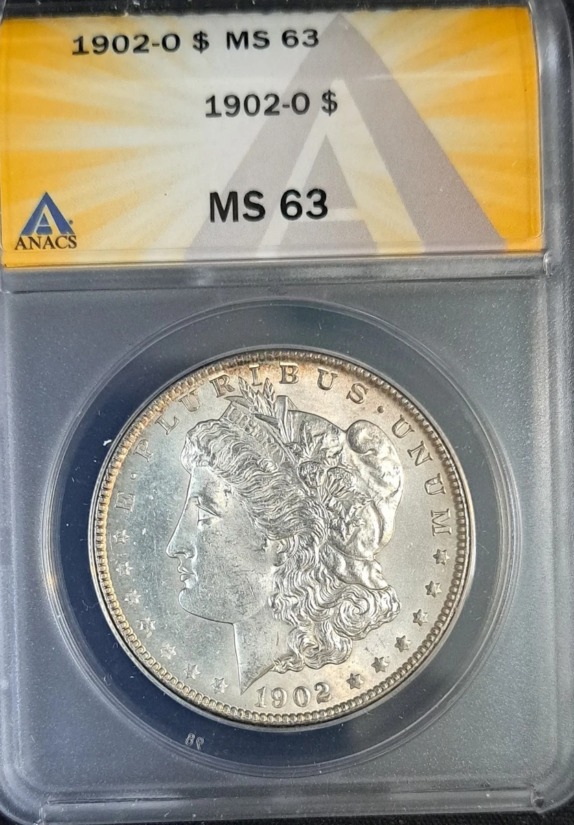 MS 63 Graded 1902 Year Morgan US Dollars (1878-1921) for sale | eBay