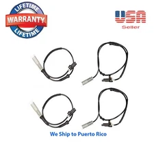 4 ABS Wheel Speed Sensor Front Rear  Left & Right Fit BMW 740I 740IL 750IL 95-98