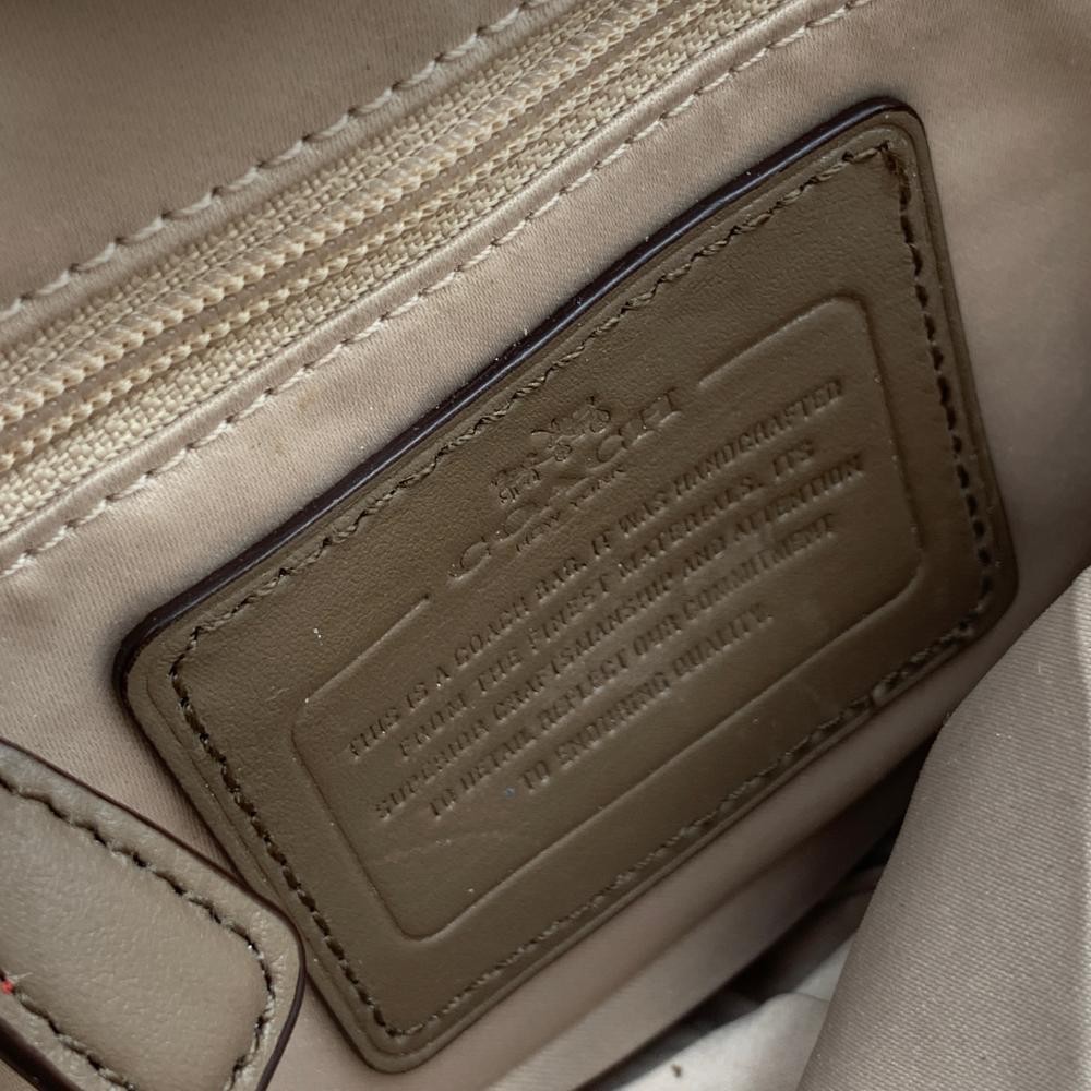 Coach Womens Brown Exotic Python Embossed Leather… - image 12