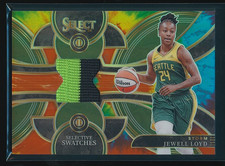 Jewell Loyd 2024 Panini Select WNBA Selective Swatches Tie Dyed Prizm /25