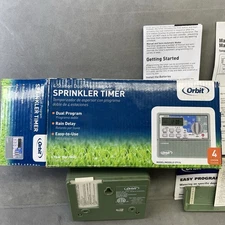 Orbit Water Master 4Station Automatic Sprinkler System Timer Model 57114-WT2X