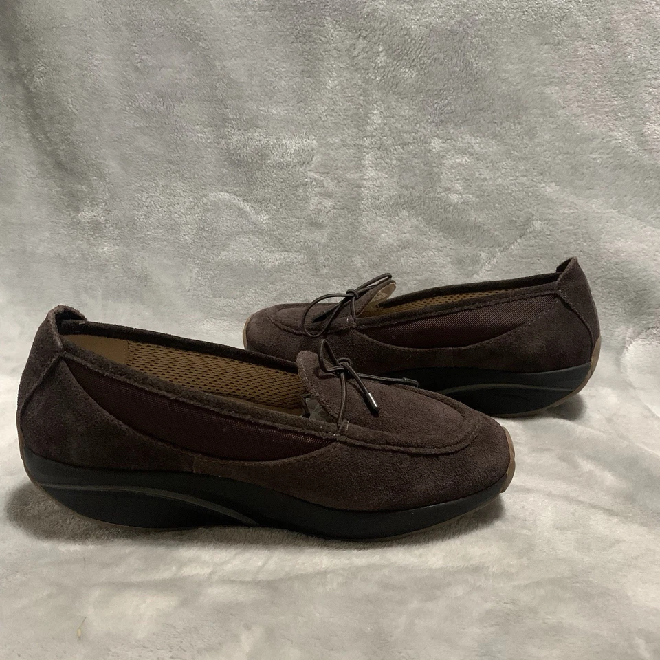 Zapatos para mujer MBT Laini Rocker talla US 4-4,5 café sin cordones rendimiento tonificación Foto 3 de 4