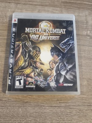 Mortal Kombat Vs DC Universe PS3 PlayStation 3 Complete With Manual 