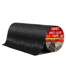 SWRT Anti Slip Traction Tape, 12 Inch x 38 FT Grip Tape 12 x 38FT, Black