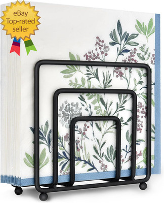 Napkin Holder for Table Modern Metal Black Napkin Holders for Kitchen