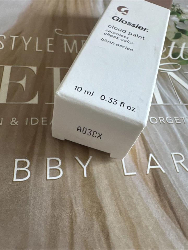 Glossier Cloud Paint Seamless Cheek Color Bronzer SWEPT - Full Size .33 Oz Boxed - Image 2 of 4