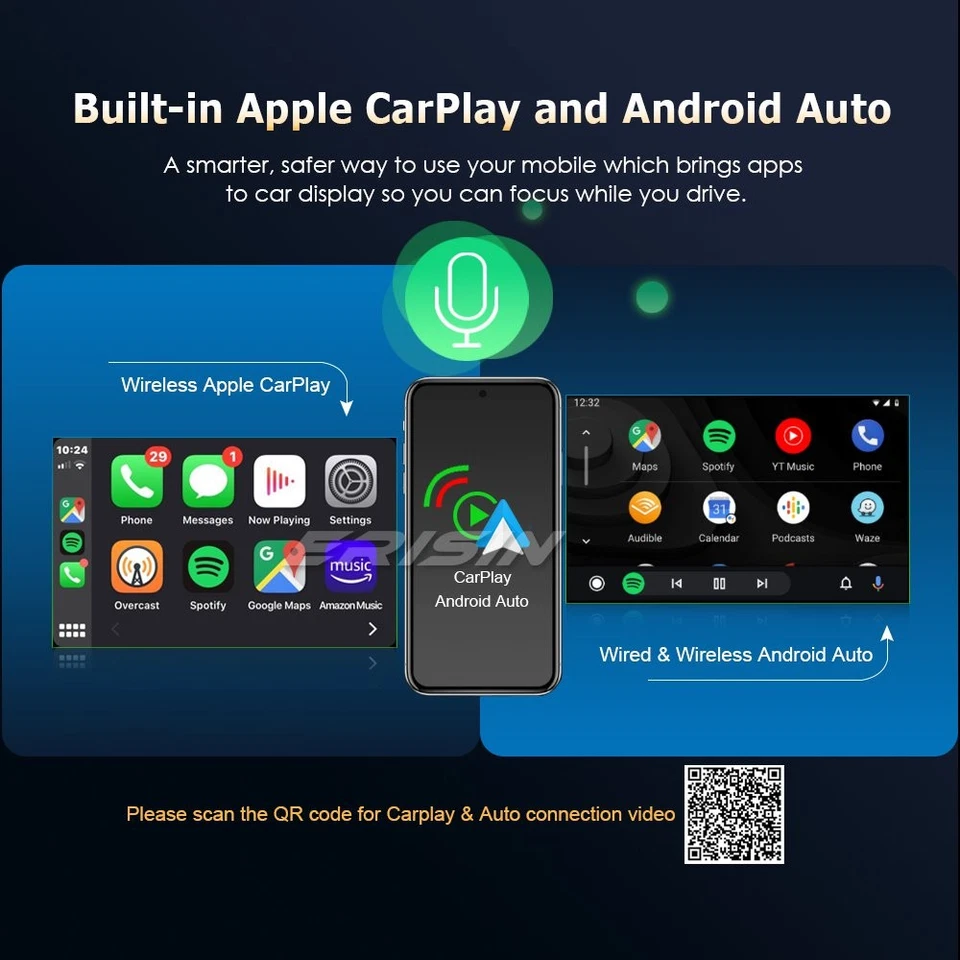 8-Core 64GB Android 14 DAB+ DVD Autoradio per BMW Serie 3 E46 M3 ROVER 75 MG ZT - Immagine 4 di 4