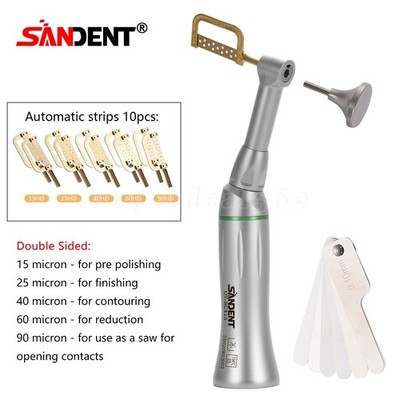 Dental-Konter-Winkel-Handstück 4:1 Reduktion IPR Interproximal-Stripping-Kits