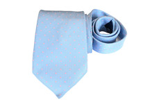 PINK MEN'S TIE BLUE/GEOMETRIC WIDTH: 3.75" LENGTH: 59"
