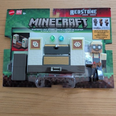 Minecraft Duster's Loot Stash Redstone Charged Figure/Accessory/DLC Code Sealed