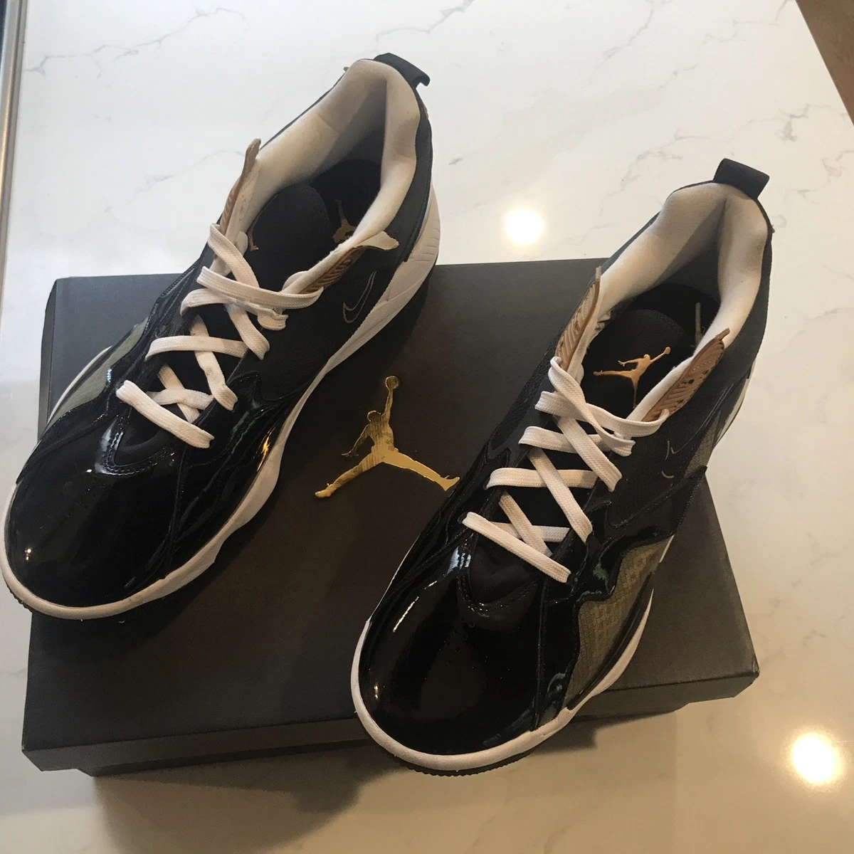 Jordan Zoom '92 Black Metallic Gold for Sale | Authenticity
