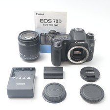 Canon EOS70D 20.2MP with EFS 18-55mm Lens ShutterCount 7333  Near Mint  6441