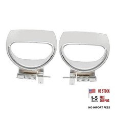 Chrome Pair 2pcs Interior Door Handles