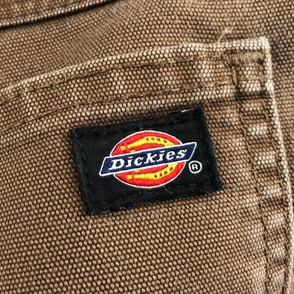 Dickies Mens Cargo Work Pants Size 32x30 Relaxed Fit Brown Workwear Brown Casual - Image 3 of 4