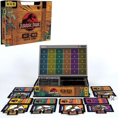JURASSIC PARK - Bid To Win - Brettspiel / Trivia Game - Neu