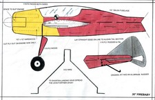 A profile "30 inch span Firebaby " Jim Walkers first U-Control plans