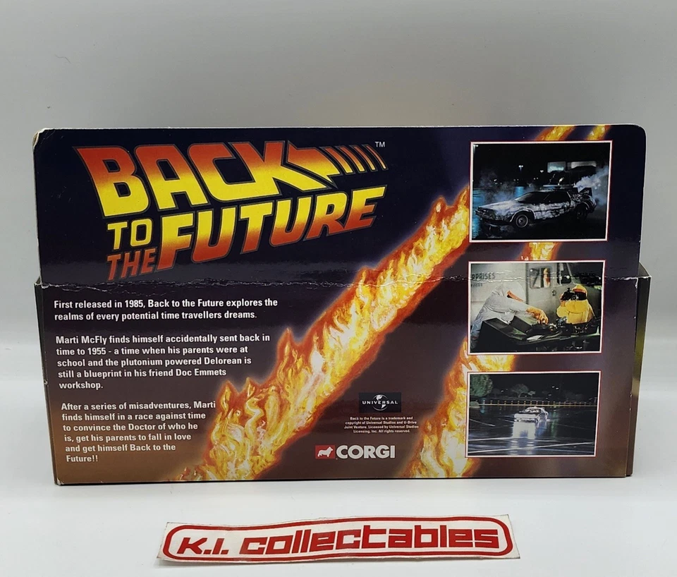 Corgi Back to the future DeLorean Time Machine and Doc Brown  CC05501 - Image 2 of 4