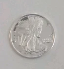 1 GRAM .999 PURE SILVER ROUND WALKING LIBERTY DESIGN