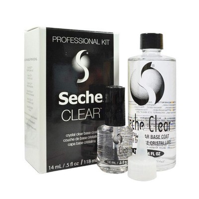 Seche Clear Professional Kit, Crystal Clear Base Coat for Nail Polish, 4 oz &...