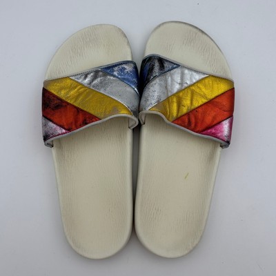 Salvatore Ferragamo Groove Rainbow Slides Sandals Women display picture 1