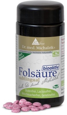 Folsäure bioaktiv (Vitamin B9) nach Dr. med. Michalzik - von BIOTIKON 