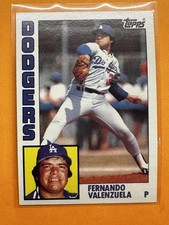 1984 Topps #220 Fernando Valenzuela. Set Break Mint Gem