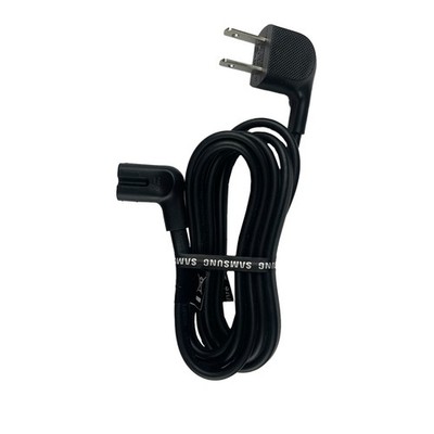New Samsung 3903-001117 TV Power Cord   C7 Figure-8 Angled Plug   Black