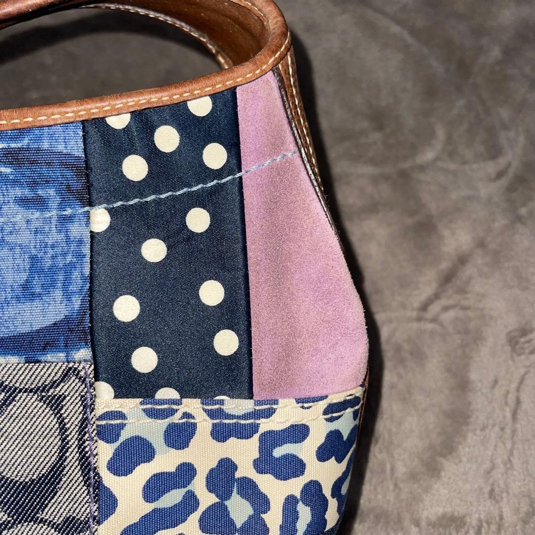 Coach Patchwork Denim Shoulder Bag Multicolor Y2K… - image 17