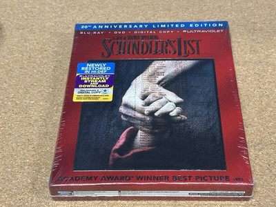 SEALED Schindlers List Blu-ray + DVD 2013 3-Disc Set READ DESC