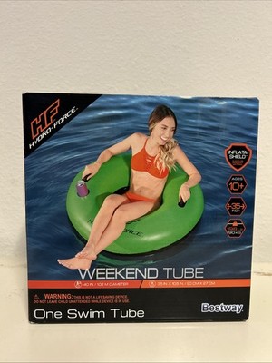 Hydro-Force  Green Weekend Tube Swim tube Best Way 35in x 10.5in New 