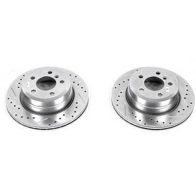 EBR1031XPR Powerstop Brake Discs 2-Wheel Set Rear for BMW X6 E70 X5 Series 10-19