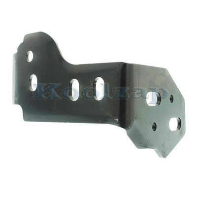 For 2017-2022 F-350 Super Duty Rear Right Bumper Brackets Black Steel Q