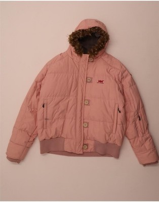 Helly Hansen Damen wattierte Jacke mit Kapuze UK 44 2XL rosa Nylon DA14