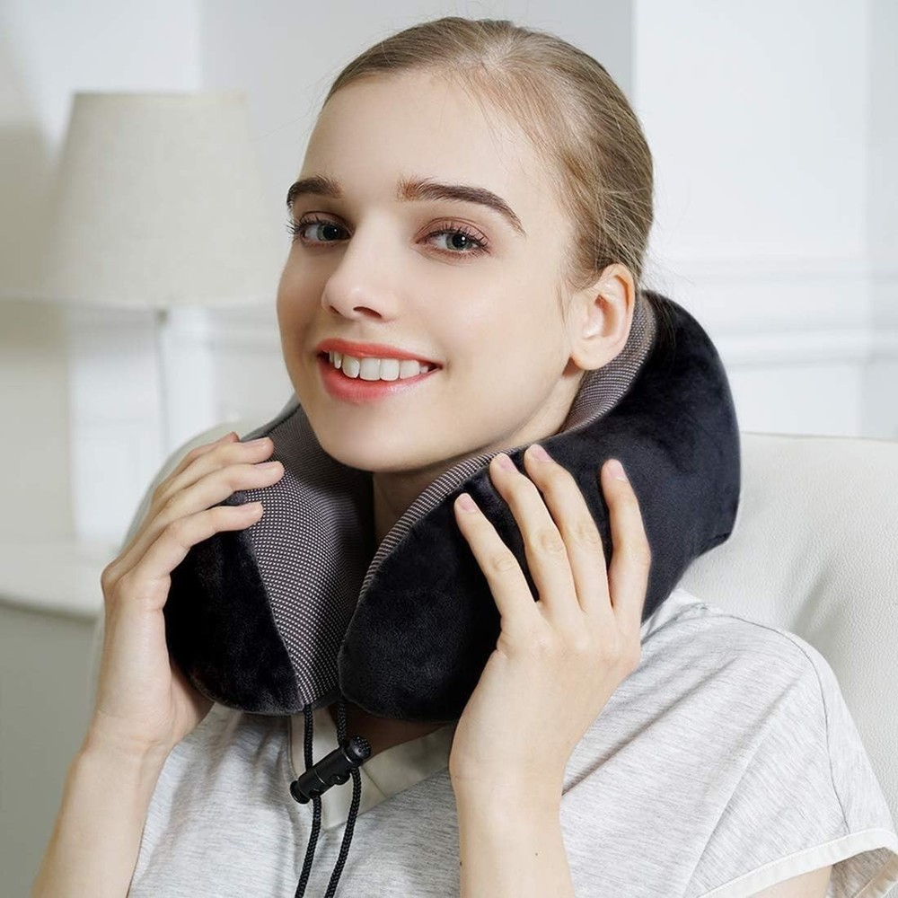 Travel Pillow, Best Memory Foam Neck Pillow Head Support Soft Pillow for Slee...