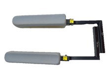 Armrest Arm Rest Assemblies PAIR 14" Grey Pads Hoveround MPV5 Power Chair Parts