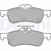 Delphi Bremsbelagsatz, Scheibenbremse Hinterachse U.A. FüR Daihatsu, Honda