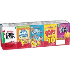 Breakfast Cereal Assorted Variety Pack, Corn Flakes, Frosted Flakes