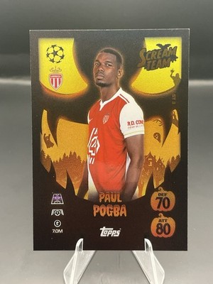 Paul Pogba Scream Team Topps Match Attax 2025/2026 Monaco 25/26 # ST 3