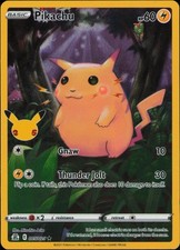 Pikachu 5/025 Celebrations Holo Rare Pokemon TCG Card HP Damaged