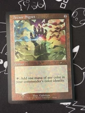 Magic The Gathering (MTG) : Arcane Signet : Promo : Retro Frame : Foil