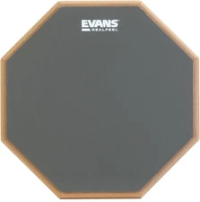 Evans RealFeel Single-sided Practice Drum Pad - 12-inch (3-pack) Bundle