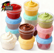 Kleine Gefrierdosen mit Deckel 50ml wiederverwendbar BPA-frei für Snacks & Mahlz