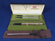 VERY RARE CROSS CENTURY 12k GOLD-FILLED/ROLLED GOLD SOFT TIP PEN MINT -USA-