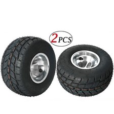 2x 5" 10x4.50-5 Front Wheel Tire Rim For Go Kart Mobility Scooter Quad Golf Cart