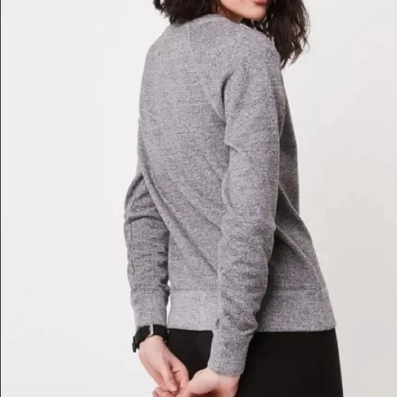 Women's Roots Original Salt & Pepper Crew Neck Sweatshirt Pullover Size Medium - Image 2 of 4