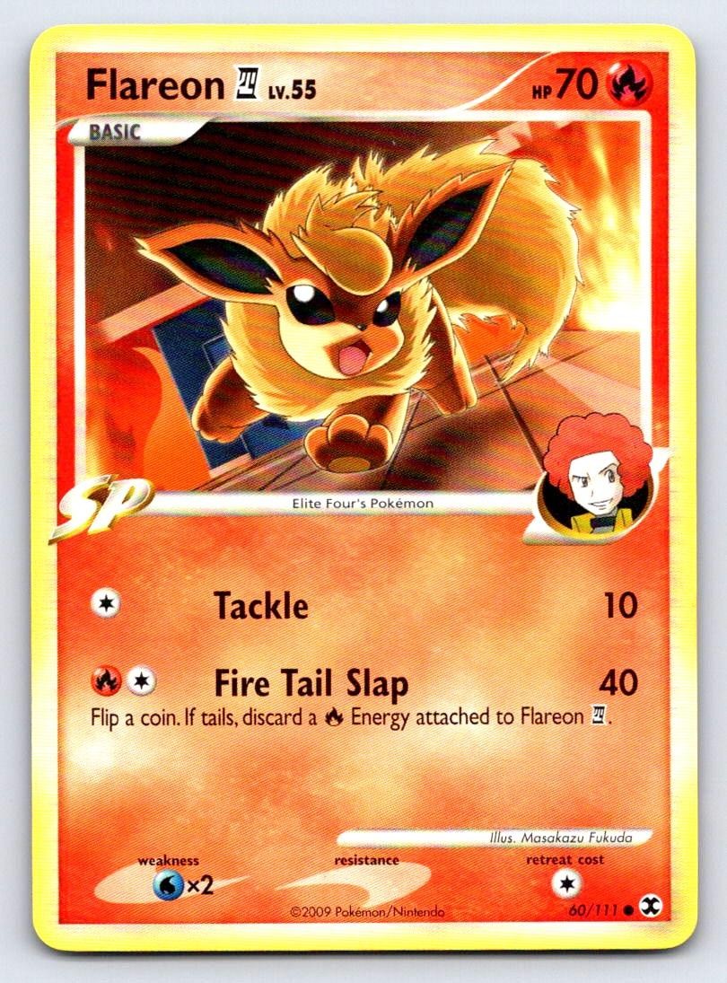 Flareon E4 60/111 Common Rising Rivals Pokemon Lightly Played