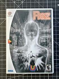 Dreamcast Rez You Choose Custom Case Color - NO Game or Manual