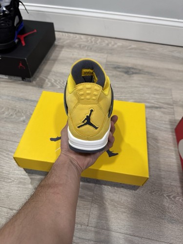 Größe 7,5 - Jordan 4 Retro Mid Lightning Ct8527700 9,5/10 Zustand - Bild 5 von 7